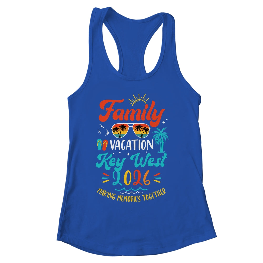 Family Vacation 2026 Key West Matching Summer Vacation Shirt & Tank Top | siriusteestore