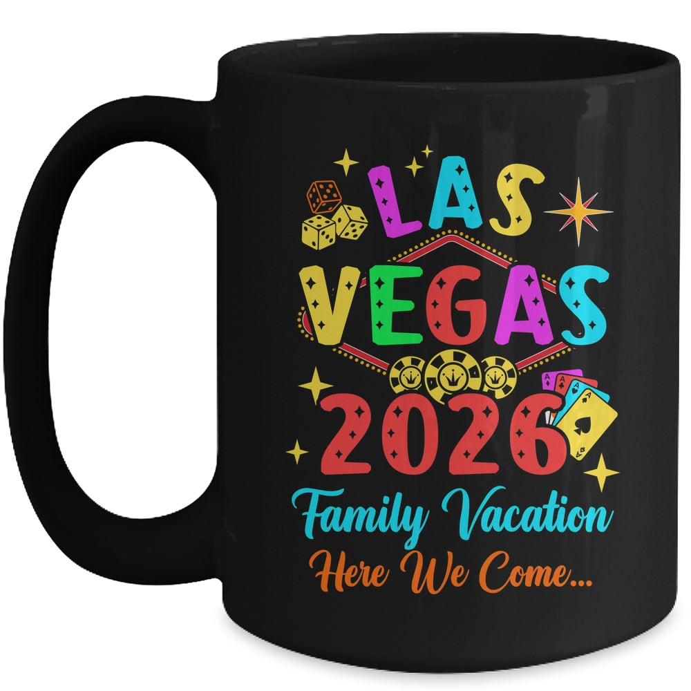 Family Vacation 2026 Las Vegas Matching Family Trip Group Mug | siriusteestore