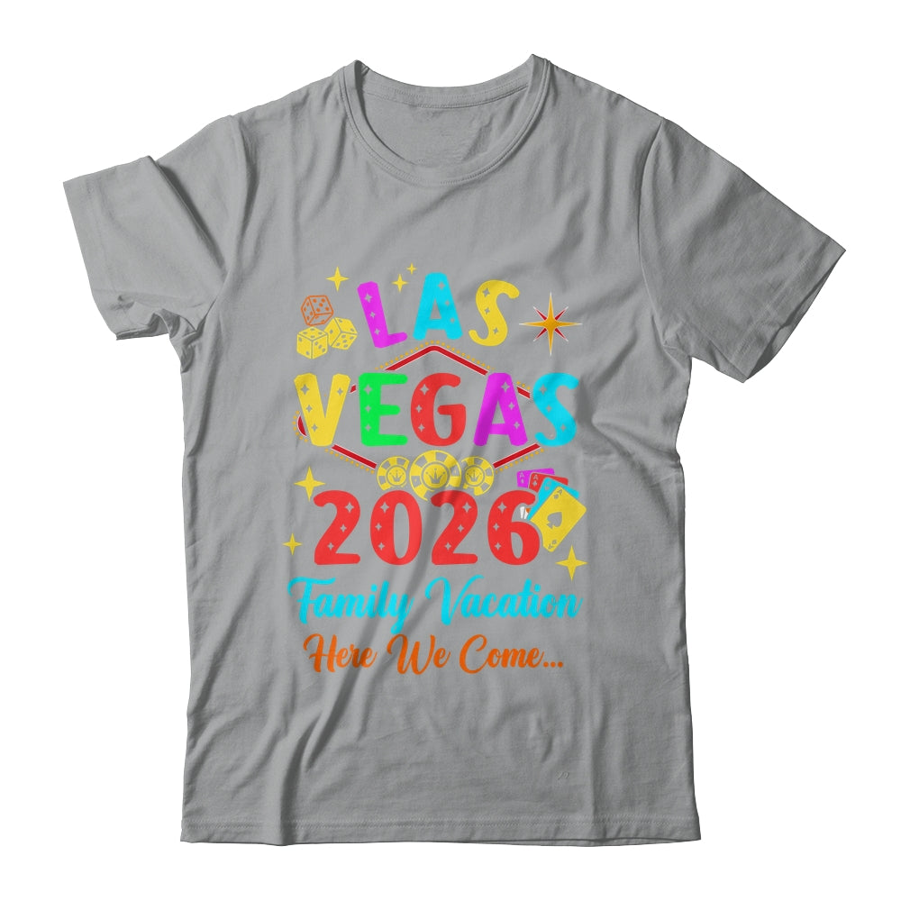 Family Vacation 2026 Las Vegas Matching Family Trip Group Shirt & Tank Top | siriusteestore