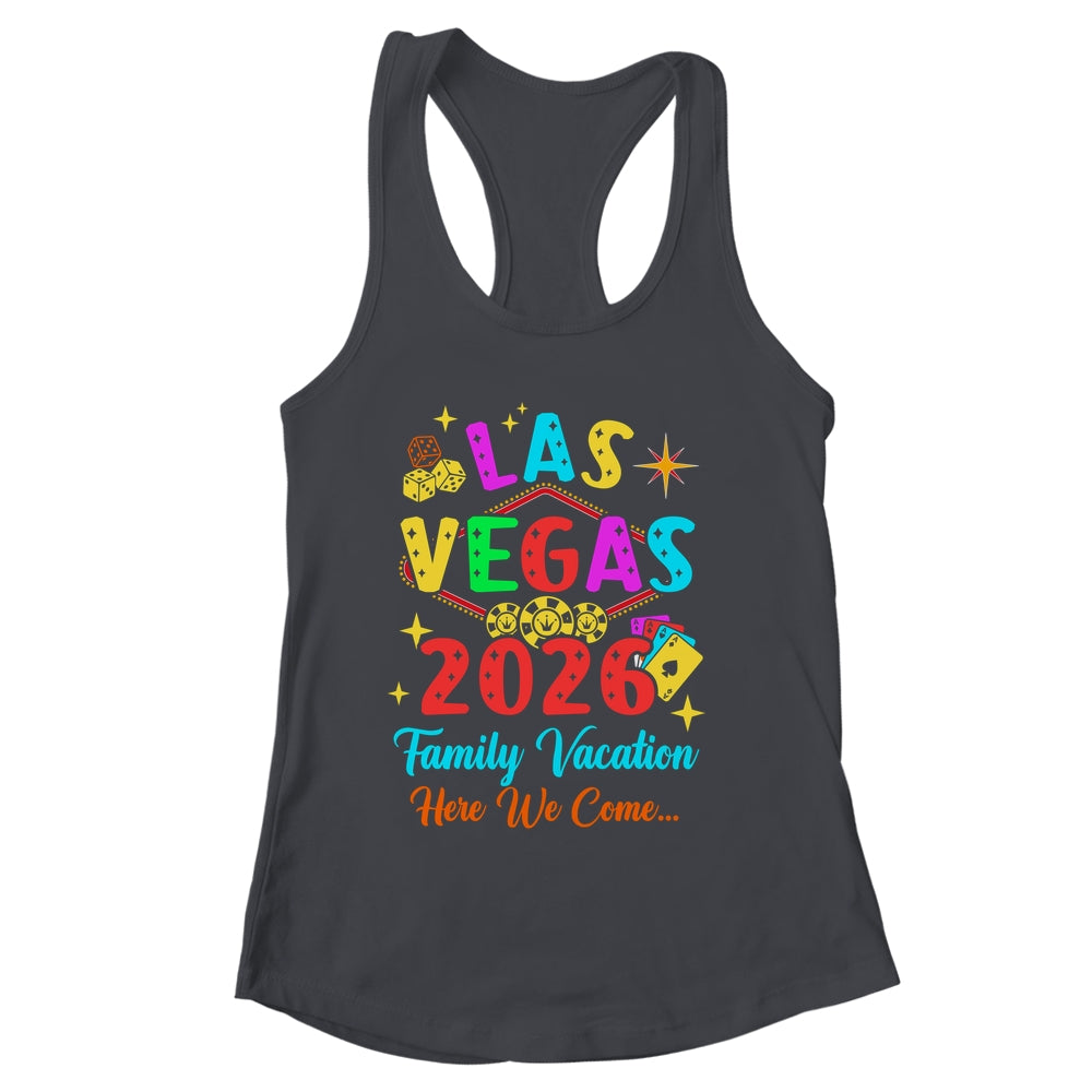 Family Vacation 2026 Las Vegas Matching Family Trip Group Shirt & Tank Top | siriusteestore