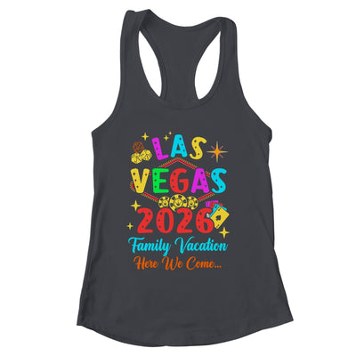 Family Vacation 2026 Las Vegas Matching Family Trip Group Shirt & Tank Top | siriusteestore