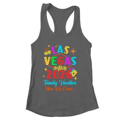 Family Vacation 2026 Las Vegas Matching Family Trip Group Shirt & Tank Top | siriusteestore
