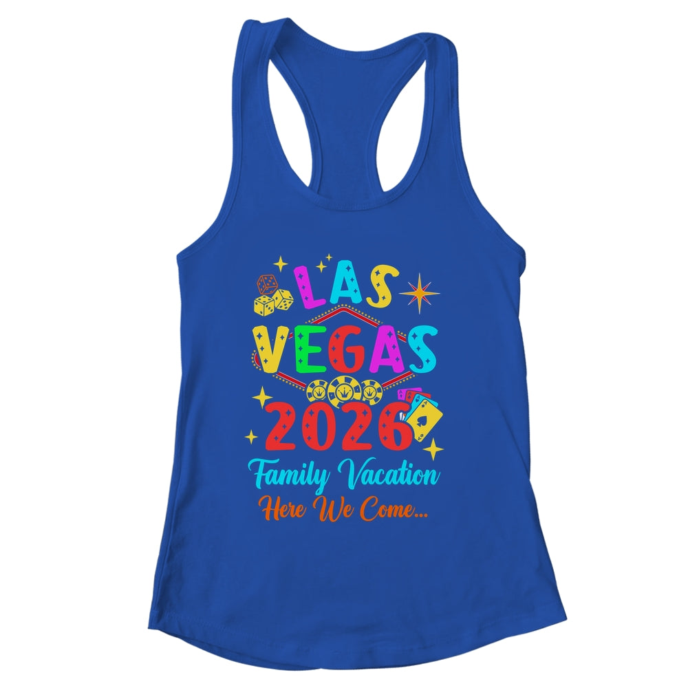 Family Vacation 2026 Las Vegas Matching Family Trip Group Shirt & Tank Top | siriusteestore