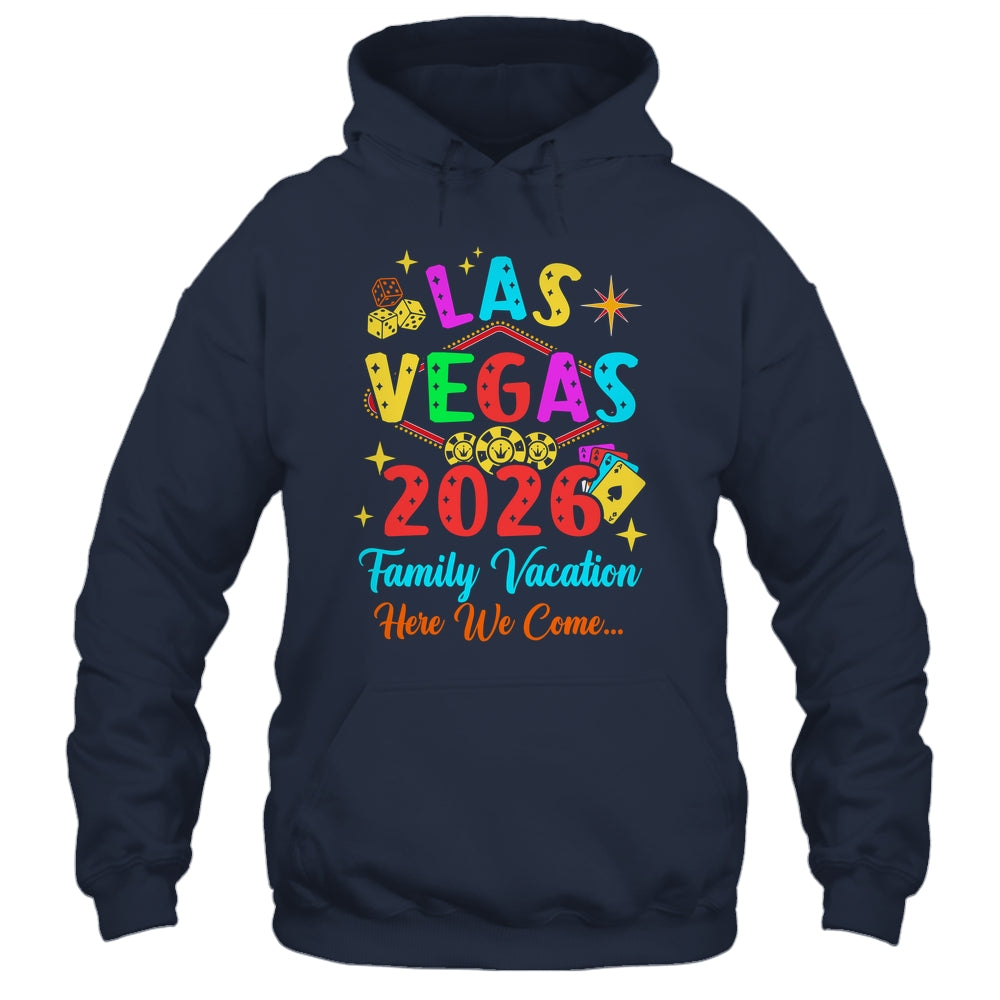 Family Vacation 2026 Las Vegas Matching Family Trip Group Shirt & Tank Top | siriusteestore