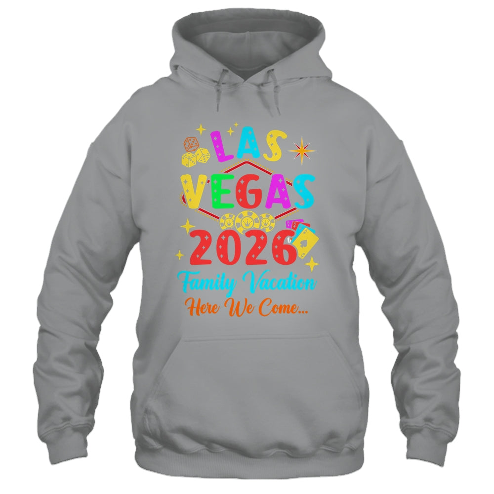 Family Vacation 2026 Las Vegas Matching Family Trip Group Shirt & Tank Top | siriusteestore