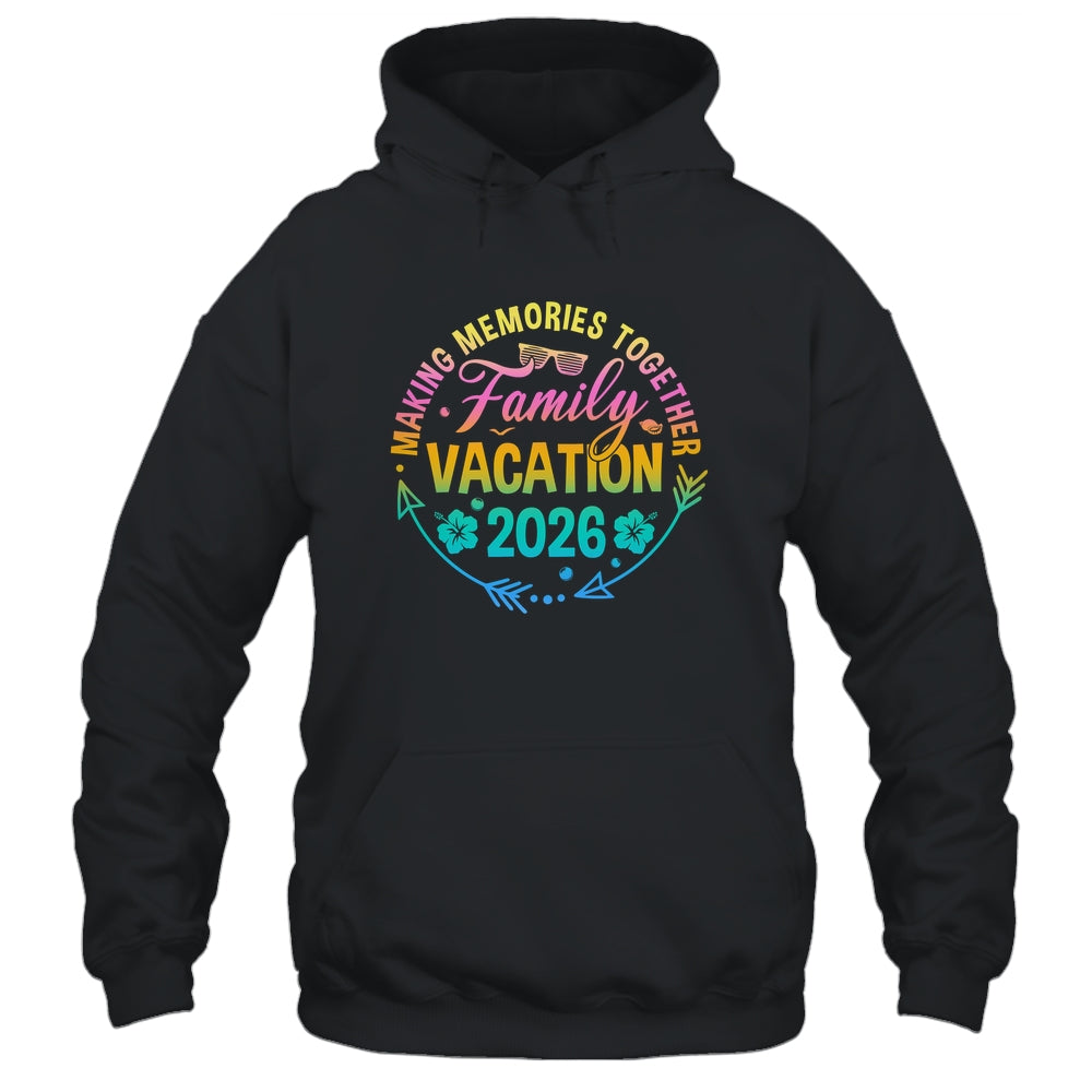 Family Vacation 2026 Making Memories Matching Summer Vacation Shirt & Tank Top | siriusteestore