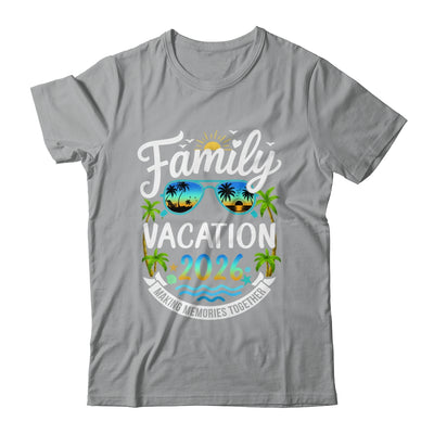 Family Vacation 2026 Matching Family Summer Vacation Beach Shirt & Tank Top | siriusteestore