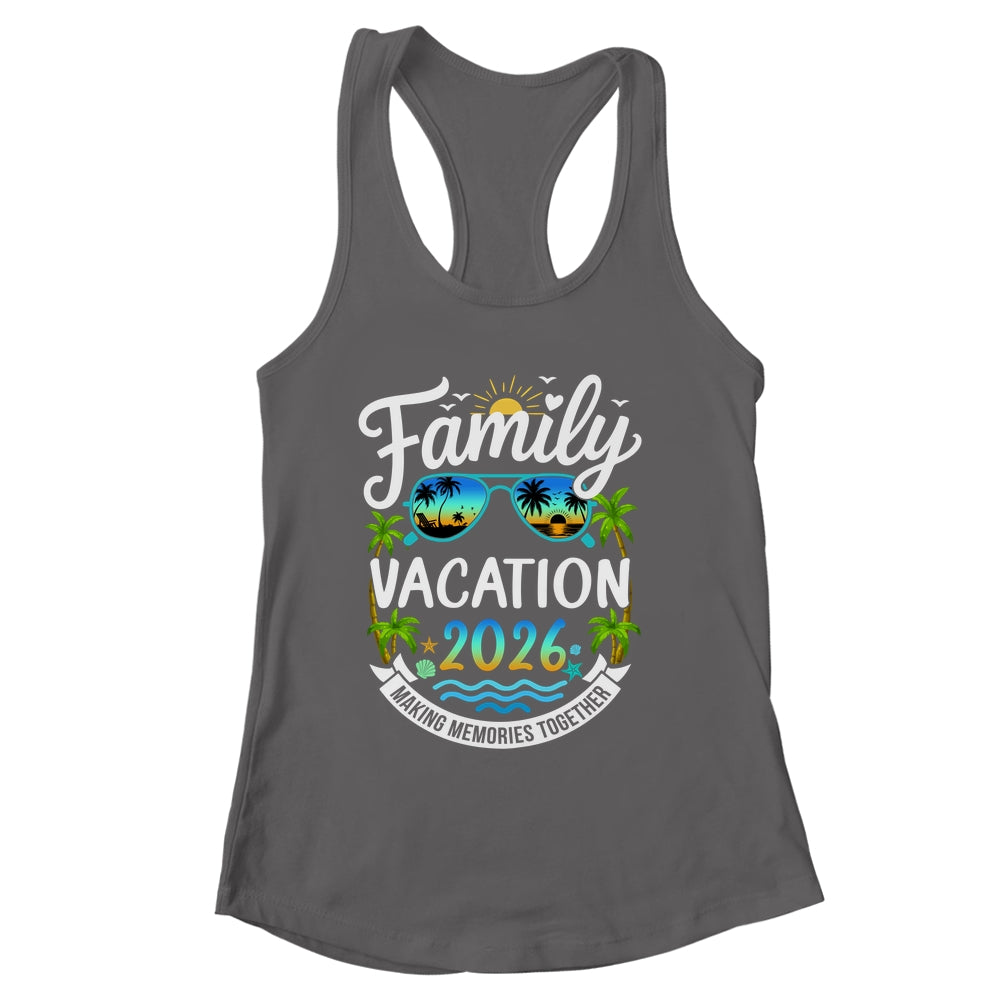 Family Vacation 2026 Matching Family Summer Vacation Beach Shirt & Tank Top | siriusteestore