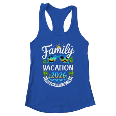 Family Vacation 2026 Matching Family Summer Vacation Beach Shirt & Tank Top | siriusteestore