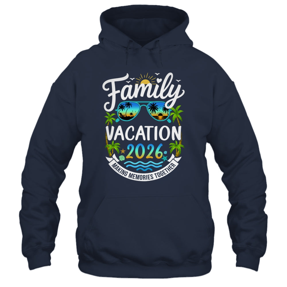 Family Vacation 2026 Matching Family Summer Vacation Beach Shirt & Tank Top | siriusteestore