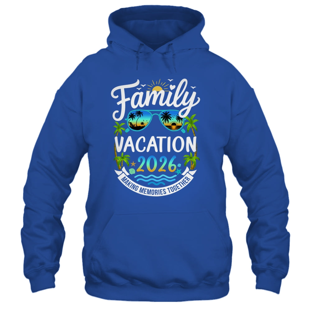 Family Vacation 2026 Matching Family Summer Vacation Beach Shirt & Tank Top | siriusteestore