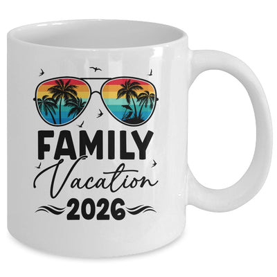 Family Vacation 2026 Matching Family Summer Vacation Mug | siriusteestore