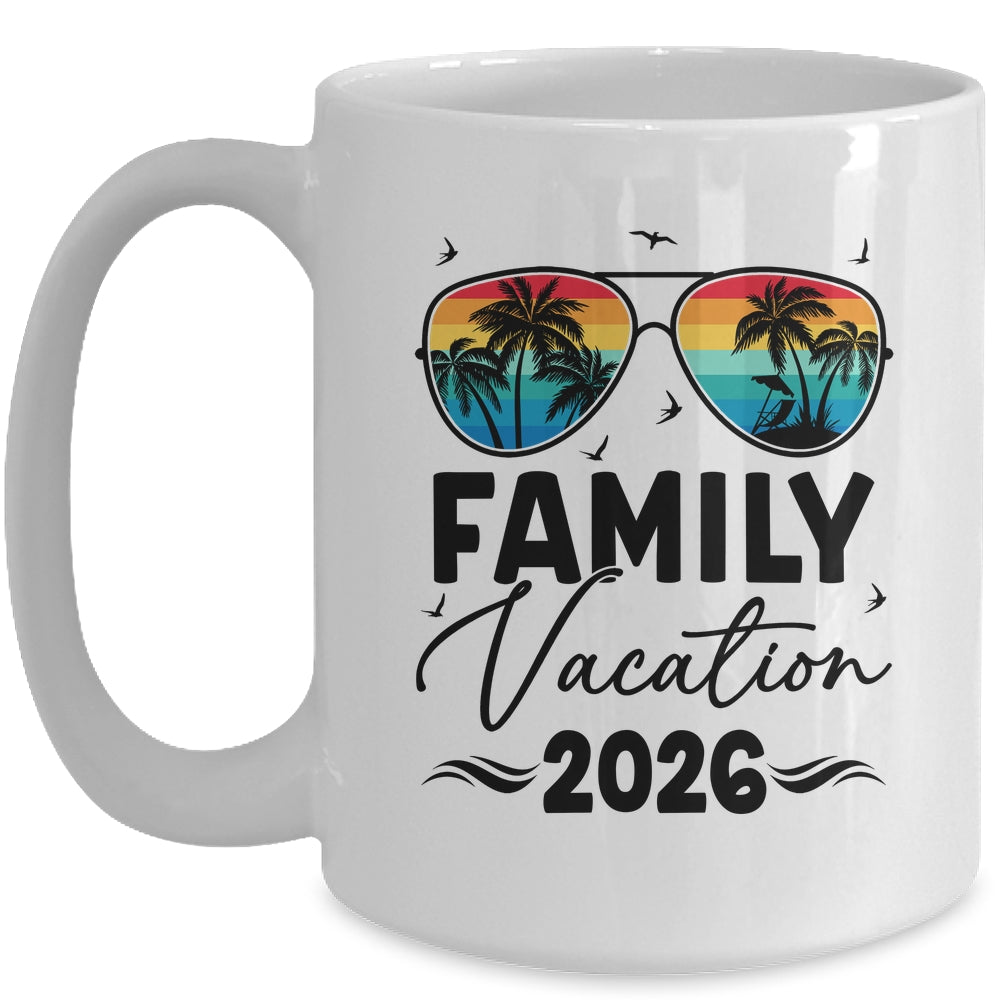 Family Vacation 2026 Matching Family Summer Vacation Mug | siriusteestore
