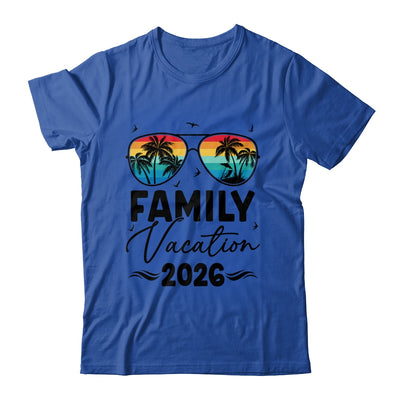 Family Vacation 2026 Matching Family Summer Vacation Shirt & Tank Top | siriusteestore