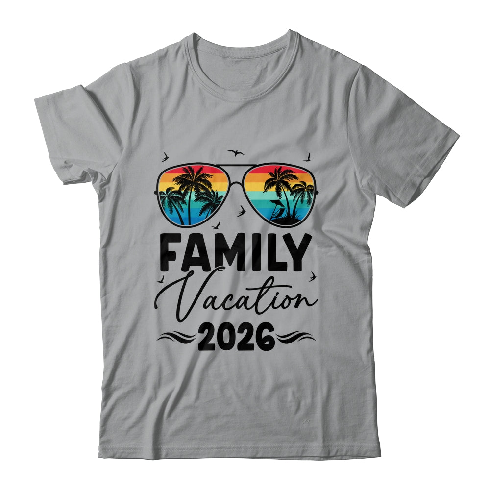 Family Vacation 2026 Matching Family Summer Vacation Shirt & Tank Top | siriusteestore