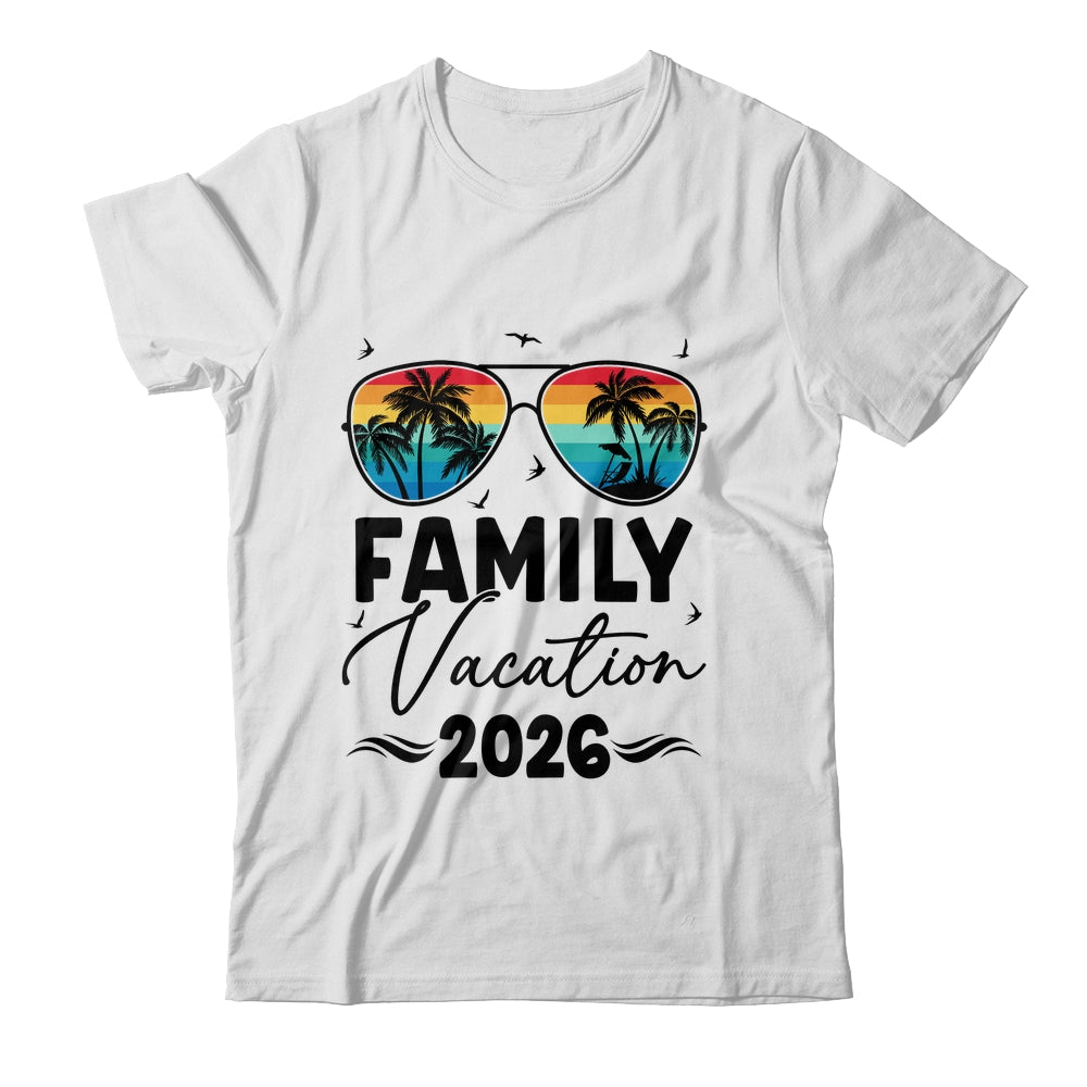 Family Vacation 2026 Matching Family Summer Vacation Shirt & Tank Top | siriusteestore