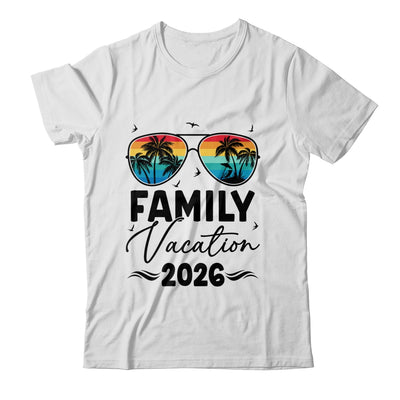 Family Vacation 2026 Matching Family Summer Vacation Shirt & Tank Top | siriusteestore