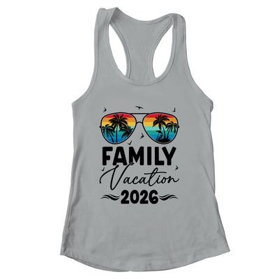 Family Vacation 2026 Matching Family Summer Vacation Shirt & Tank Top | siriusteestore