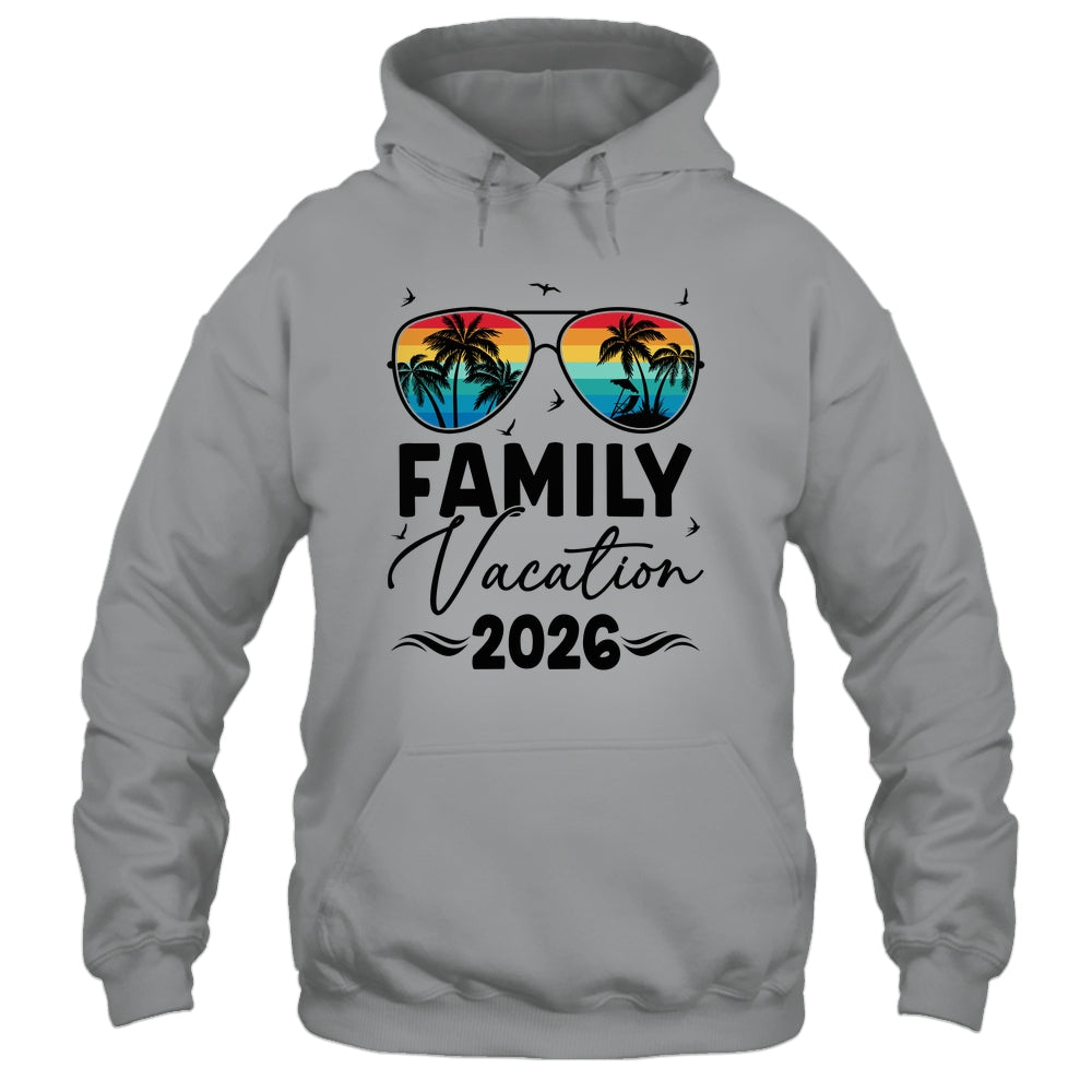 Family Vacation 2026 Matching Family Summer Vacation Shirt & Tank Top | siriusteestore
