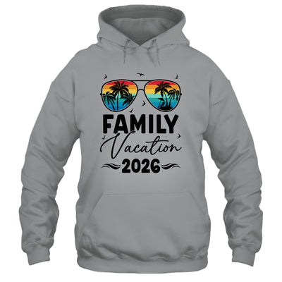 Family Vacation 2026 Matching Family Summer Vacation Shirt & Tank Top | siriusteestore