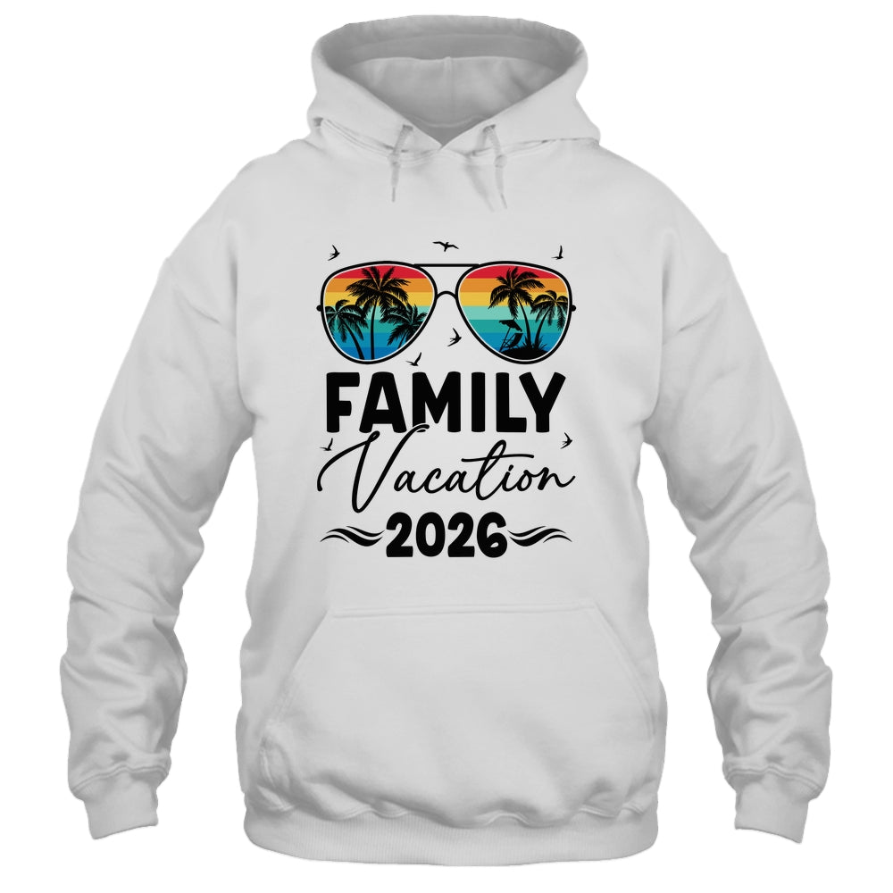 Family Vacation 2026 Matching Family Summer Vacation Shirt & Tank Top | siriusteestore