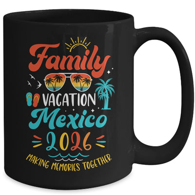 Family Vacation 2026 Mexico Matching Summer Vacation Mug | siriusteestore