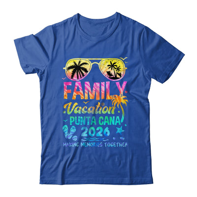 Family Vacation 2026 Punta Cana Matching Memories Together Shirt & Tank Top | siriusteestore
