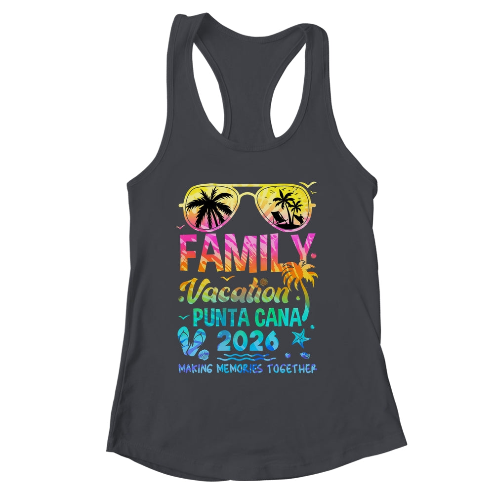 Family Vacation 2026 Punta Cana Matching Memories Together Shirt & Tank Top | siriusteestore