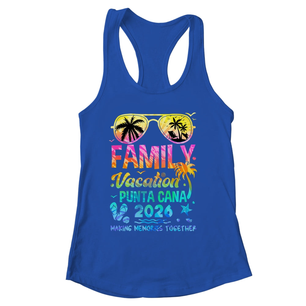 Family Vacation 2026 Punta Cana Matching Memories Together Shirt & Tank Top | siriusteestore