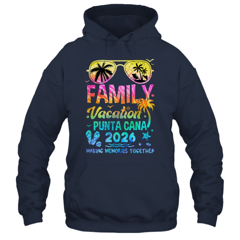 Family Vacation 2026 Punta Cana Matching Memories Together Shirt & Tank Top | siriusteestore