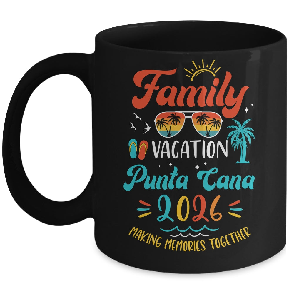 Family Vacation 2026 Punta Cana Matching Summer Vacation Mug | siriusteestore