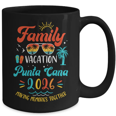 Family Vacation 2026 Punta Cana Matching Summer Vacation Mug | siriusteestore