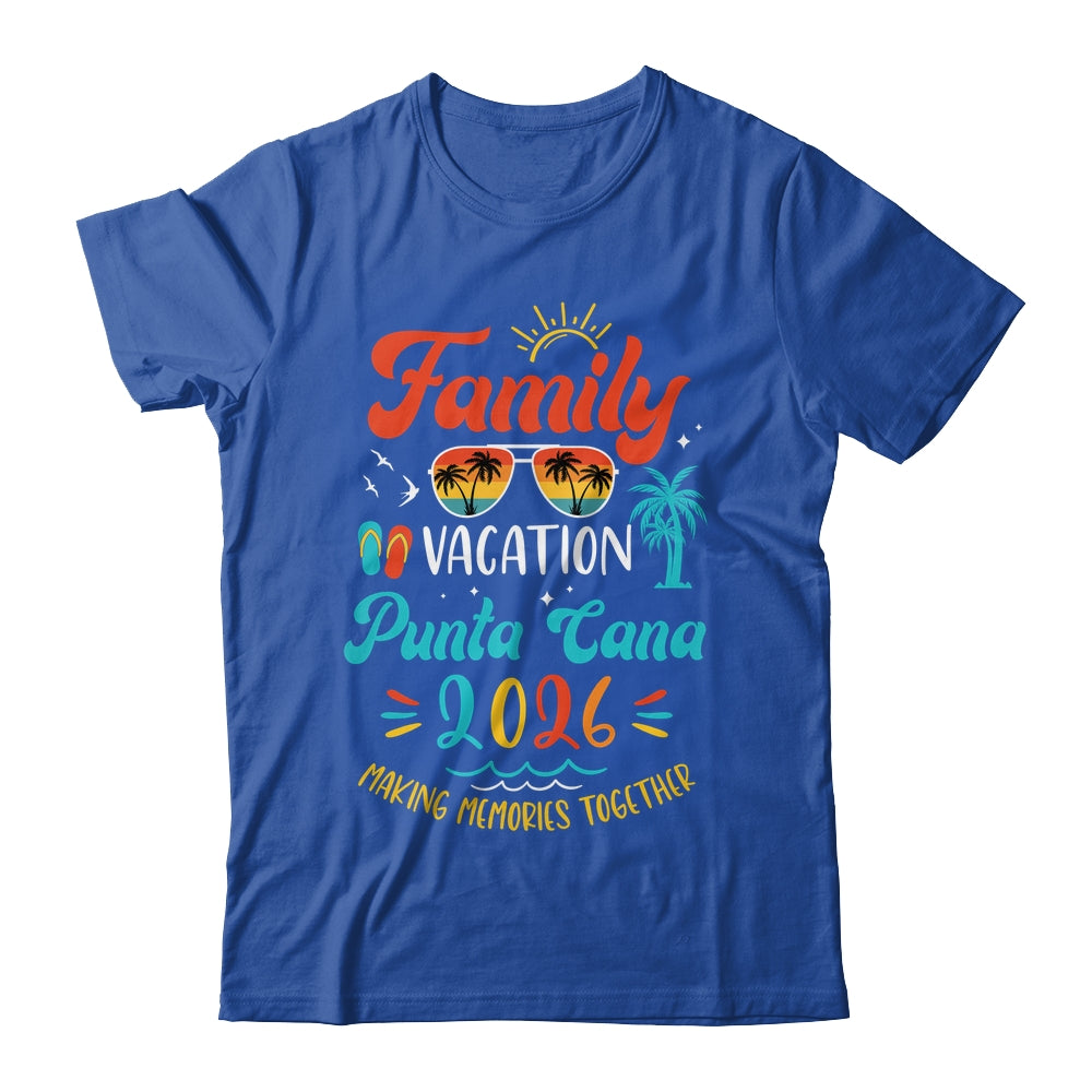 Family Vacation 2026 Punta Cana Matching Summer Vacation Shirt & Tank Top | siriusteestore