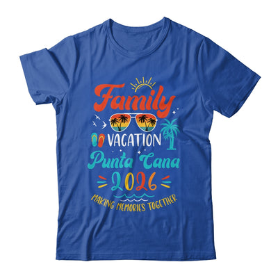Family Vacation 2026 Punta Cana Matching Summer Vacation Shirt & Tank Top | siriusteestore