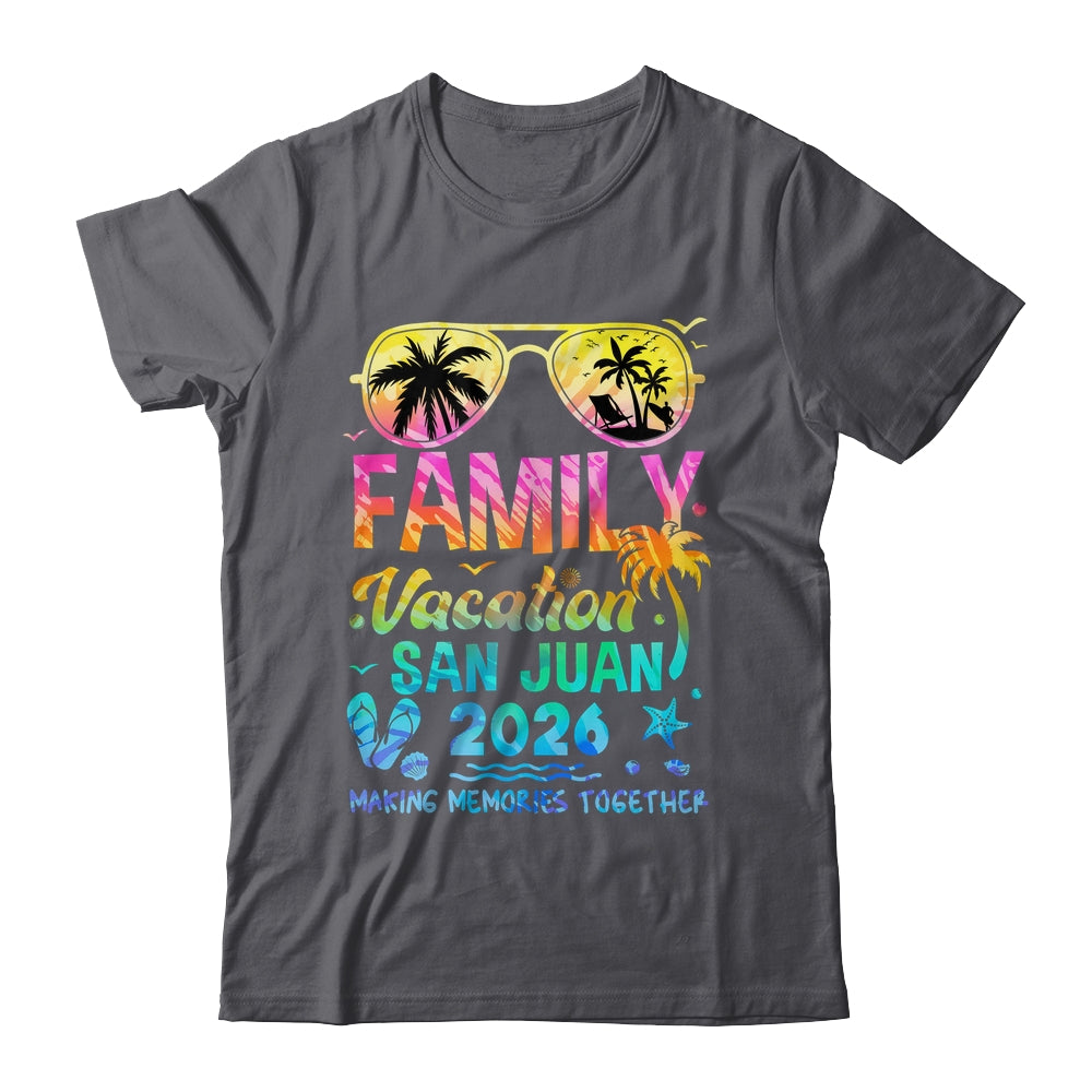 Family Vacation 2026 San Juan Matching Memories Together Shirt & Tank Top | siriusteestore