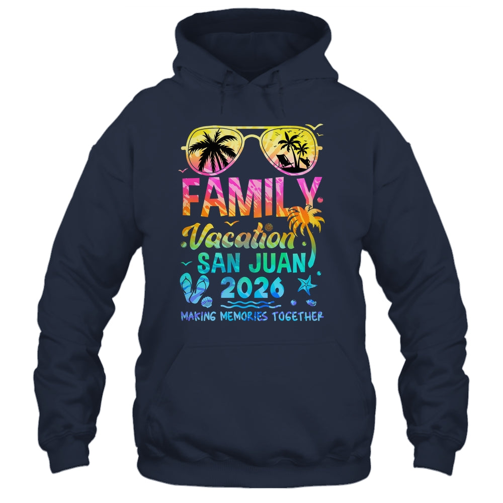 Family Vacation 2026 San Juan Matching Memories Together Shirt & Tank Top | siriusteestore