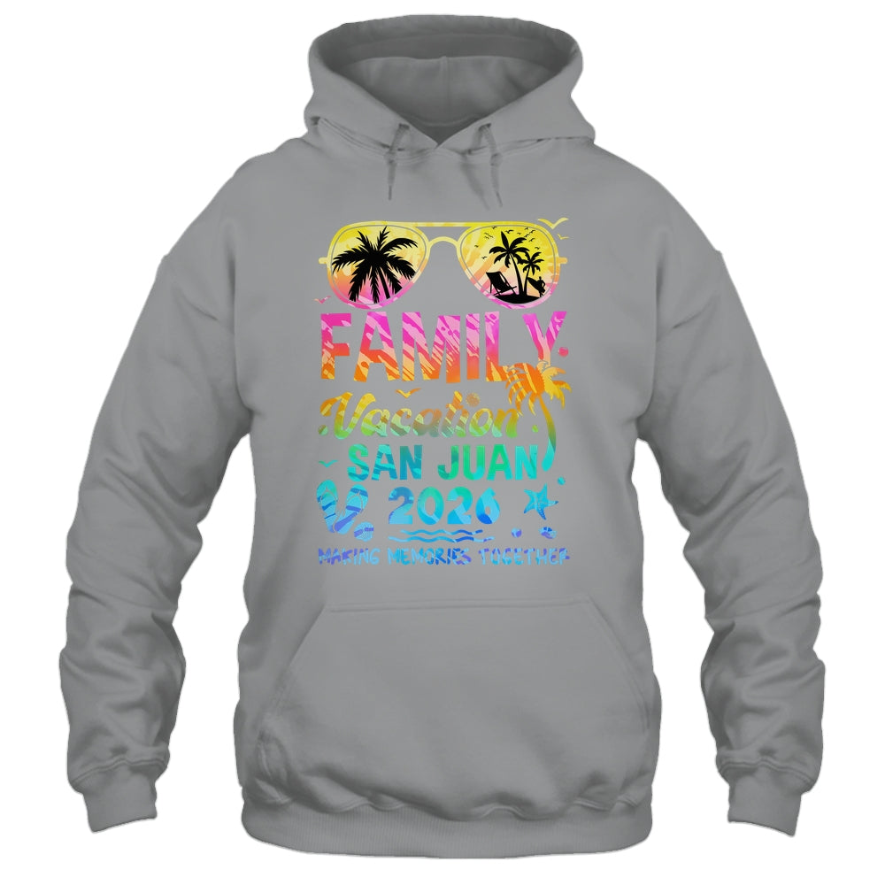 Family Vacation 2026 San Juan Matching Memories Together Shirt & Tank Top | siriusteestore