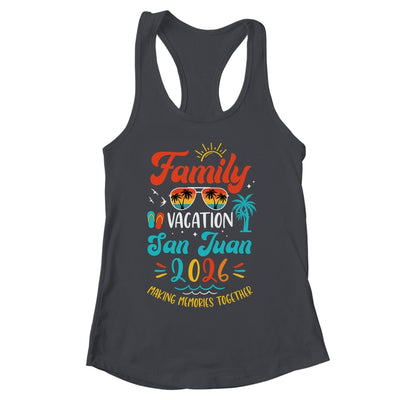 Family Vacation 2026 San Juan Matching Summer Vacation Shirt & Tank Top | siriusteestore