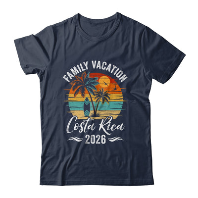 Family Vacation 2026 Vintage Costa Rica Summer Matching Trip Shirt & Tank Top | siriusteestore