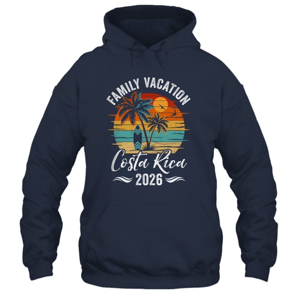 Family Vacation 2026 Vintage Costa Rica Summer Matching Trip Shirt & Tank Top | siriusteestore