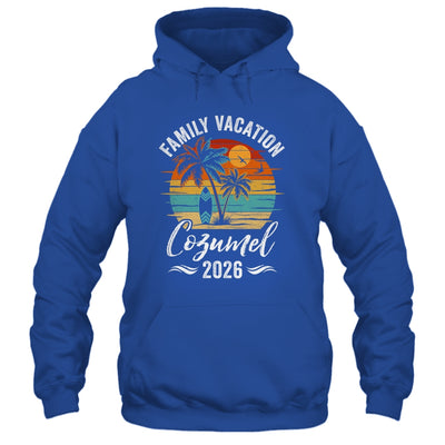Family Vacation 2026 Vintage Cozumel Summer Matching Trip Shirt & Tank Top | siriusteestore