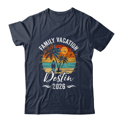 Family Vacation 2026 Vintage Destin Summer Matching Trip Shirt & Tank Top | siriusteestore