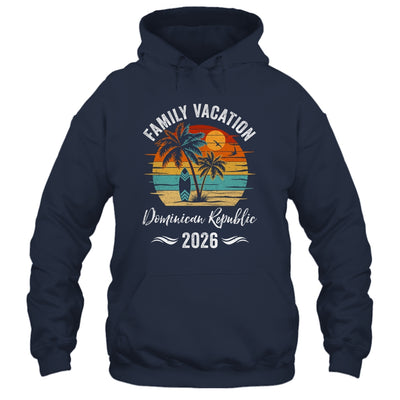 Family Vacation 2026 Vintage Dominican Republic Summer Matching Trip Shirt & Tank Top | siriusteestore