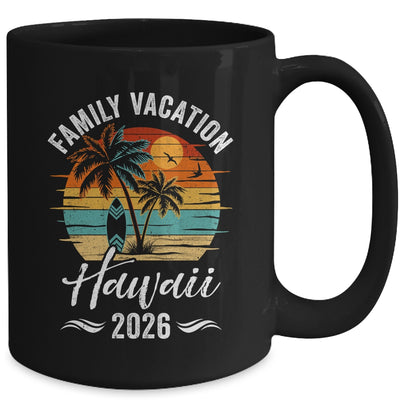 Family Vacation 2026 Vintage Hawaii Summer Matching Trip Mug | siriusteestore
