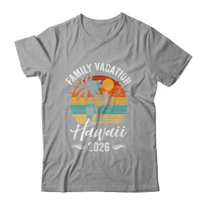 Family Vacation 2026 Vintage Hawaii Summer Matching Trip Shirt & Tank Top | siriusteestore