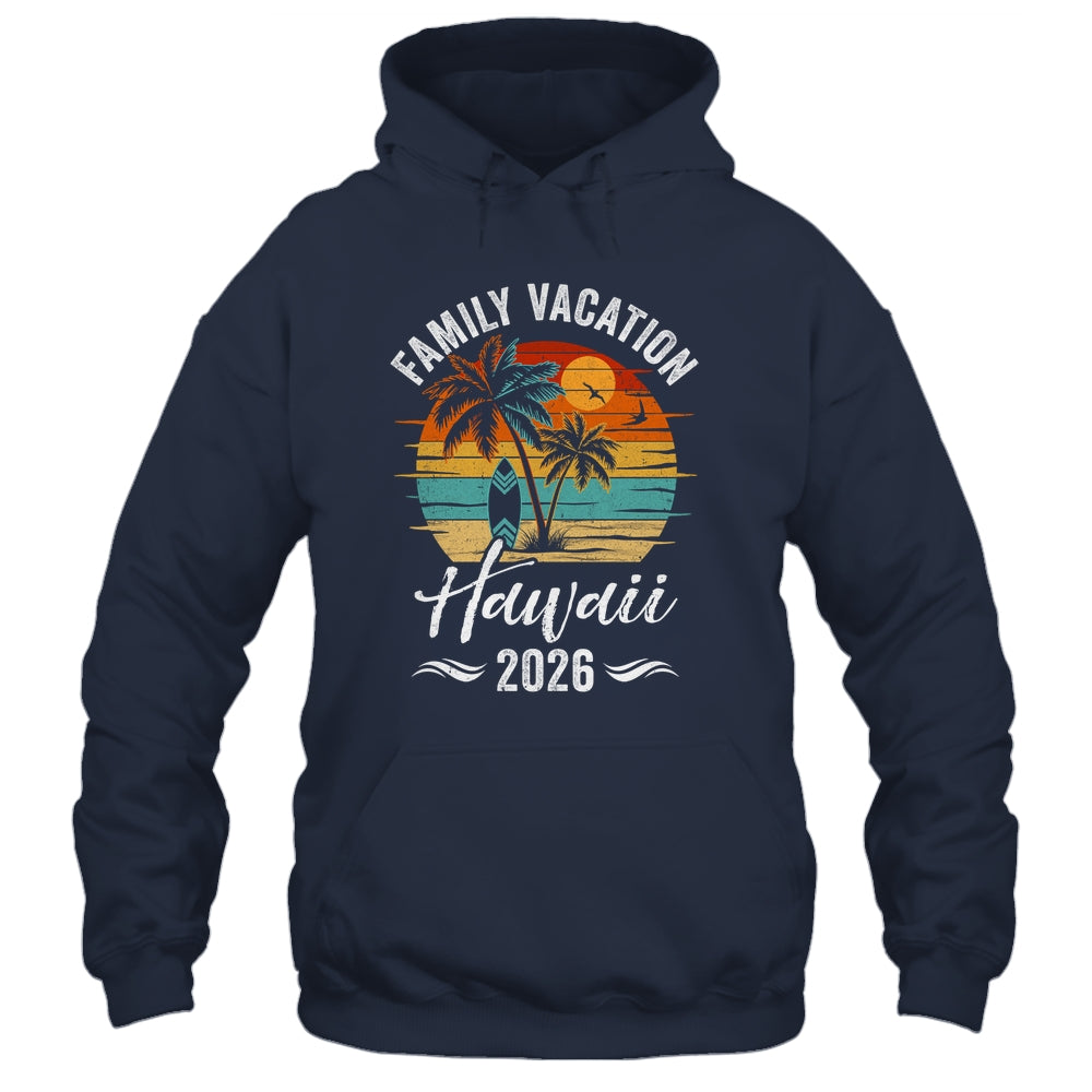 Family Vacation 2026 Vintage Hawaii Summer Matching Trip Shirt & Tank Top | siriusteestore