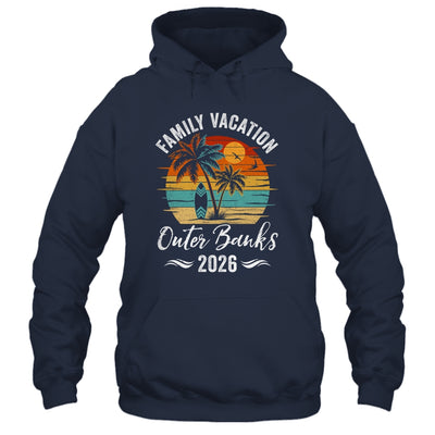 Family Vacation 2026 Vintage Outer Banks Summer Matching Trip Shirt & Tank Top | siriusteestore