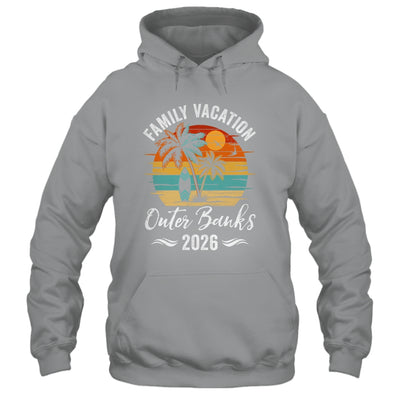 Family Vacation 2026 Vintage Outer Banks Summer Matching Trip Shirt & Tank Top | siriusteestore