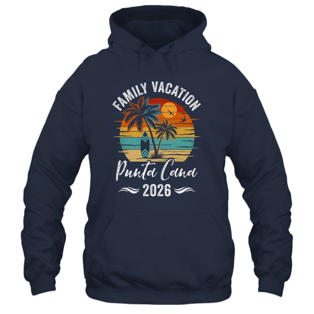 Family Vacation 2026 Vintage Punta Cana Summer Matching Trip Shirt & Tank Top | siriusteestore