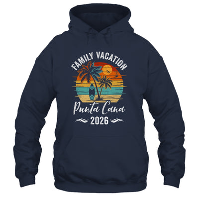 Family Vacation 2026 Vintage Punta Cana Summer Matching Trip Shirt & Tank Top | siriusteestore